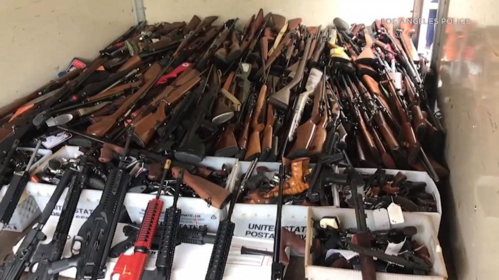 weapons stockpile massive gma abc seized angeles los