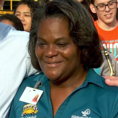 VIDEO: How a school bus driver became an 'extra mom' to her whole community