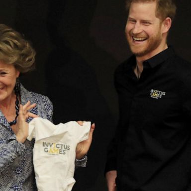 VIDEO: New dad Prince Harry heads to the Invictus Games 