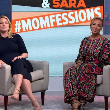 VIDEO: Sara and Eva Marcille reveal their secret momfessions