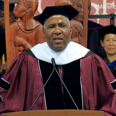 VIDEO: Commencement speaker pledges to pay off students' loans