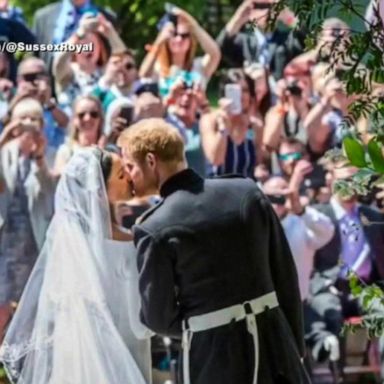 VIDEO: Prince Harry and Meghan share behind-the-scenes wedding photos