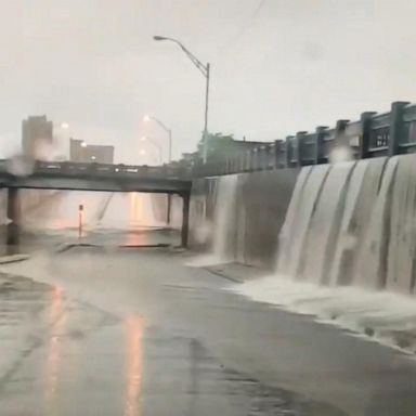 VIDEO: Flash flooding, severe rain hits from Texas to Kansas