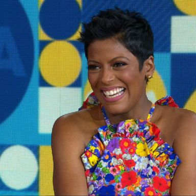 VIDEO: Tamron Hall discusses giving birth at 48 live on 'GMA' 