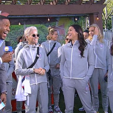 VIDEO: Women's national soccer team on the road to the World Cup on 'GMA' 