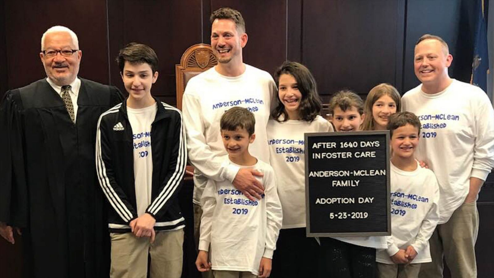 VIDEO: Dads adopt 6 siblings who spent nearly 5 years in foster care