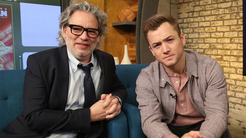 Taron Egerton and Dexter Fletcher talk 'Rocketman', Elton ...