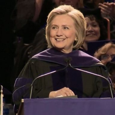 VIDEO: Hillary Clinton gives inspiring commencement speech at Hunter College 