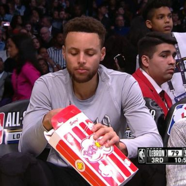 VIDEO: Steph Curry ranks the NBA stadiums' popcorns 