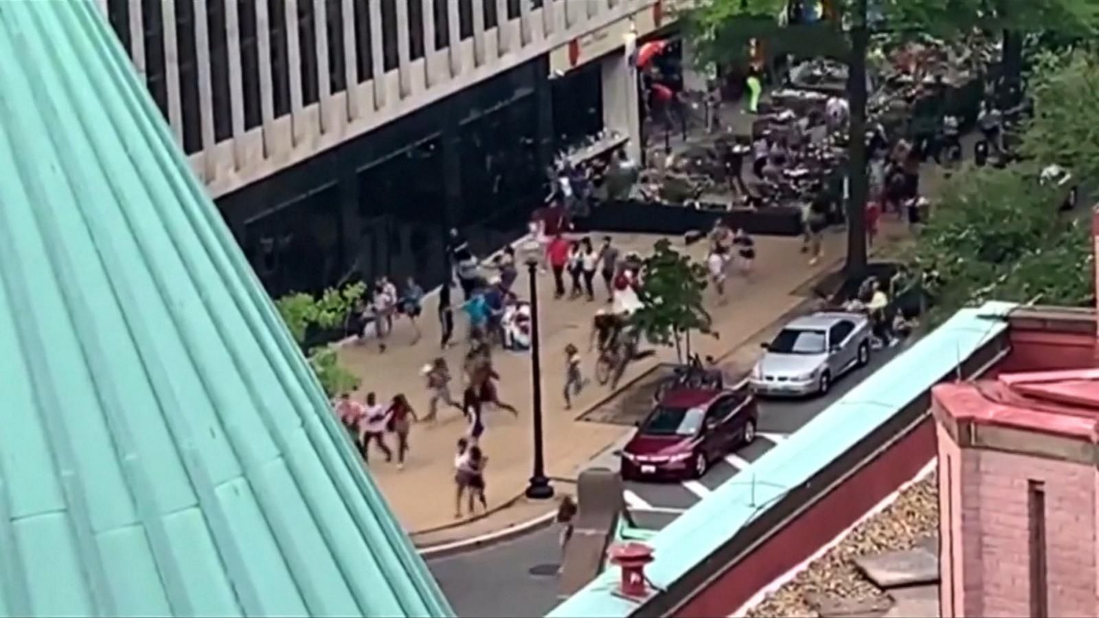 VIDEO: False reports of gunfire at DC Pride parade sends Dupont circle into panic