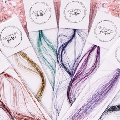 VIDEO: Glitter hair extensions will help you shine this summer 