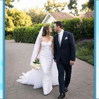 "Avengers" star Chris Pratt and author Katherine Schwarzenegger are officially married!