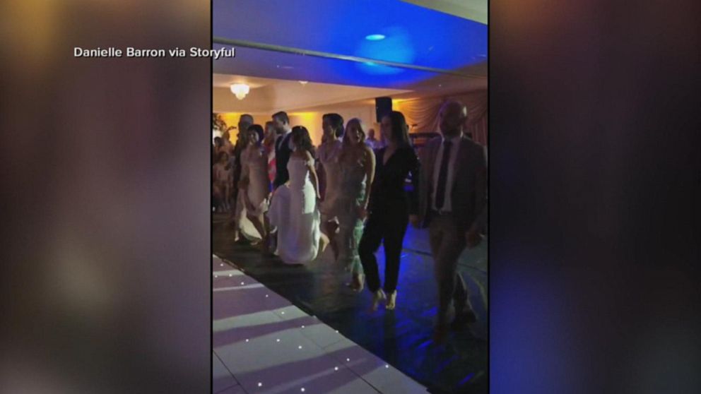 VIDEO: Bride surprises guests with Riverdance performance