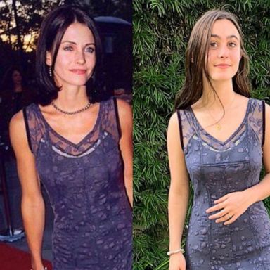 Courteney Cox recently shared an amazing throwback from her "Friends" days, but her new post featuring a unique mother-daughter moment might rival that.