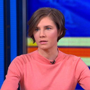 VIDEO: Amanda Knox returns to Italy 'as a free woman' 