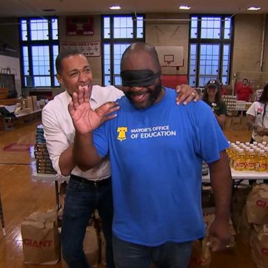 VIDEO: Philadelphia dad honored for his community work, live on 'GMA' 