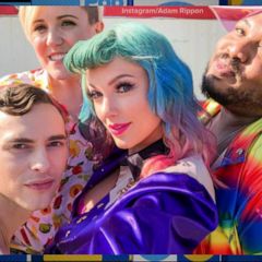Celebs share behind-the-scenes photos from Taylor Swift's music video shoot