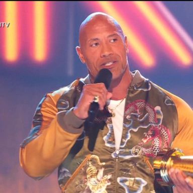 VIDEO: Dwayne Johnson gives inspiring advice in MTV Movie & TV Awards speech