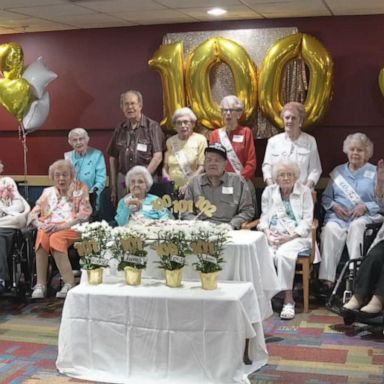 VIDEO: 18 centenarians in Michigan celebrate 100 years or more with birthday party