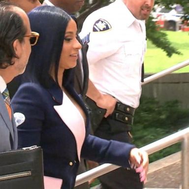 VIDEO: Cardi B appears in court to face 12 charges