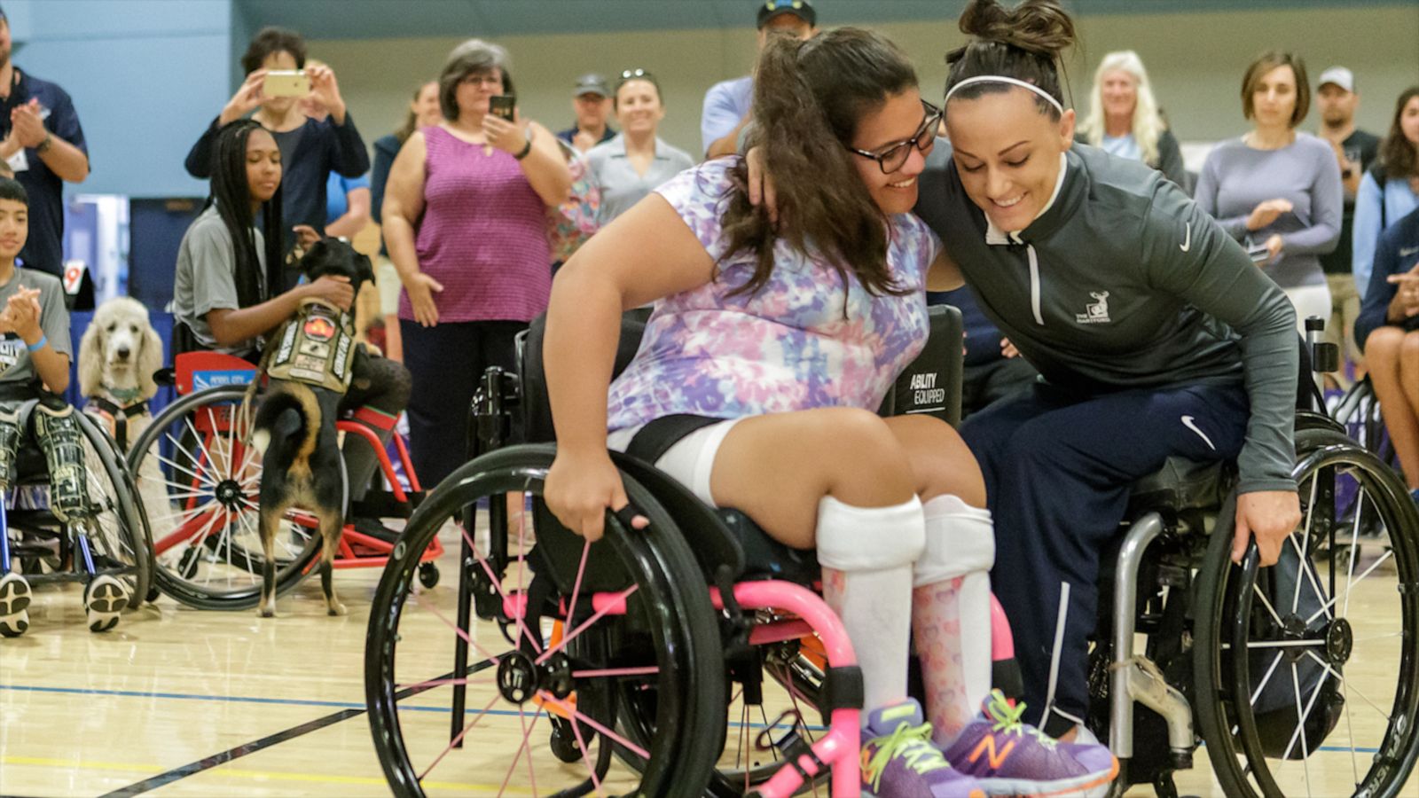 VIDEO: Girl surprised with wheelchair after spinal cord injury at age 3