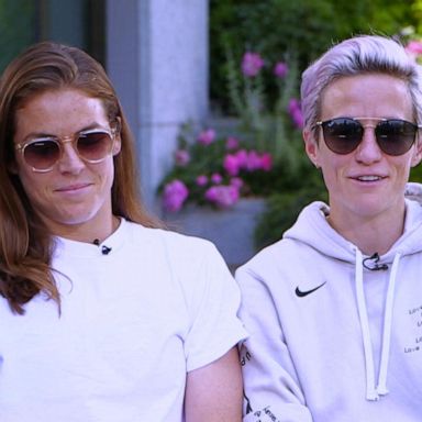 VIDEO: 'GMA' Hot List: Megan Rapinoe and Kelley O'Hara speak ahead of next World Cup game