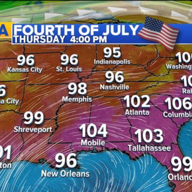 VIDEO: Scorching temperatures expected for July 4th