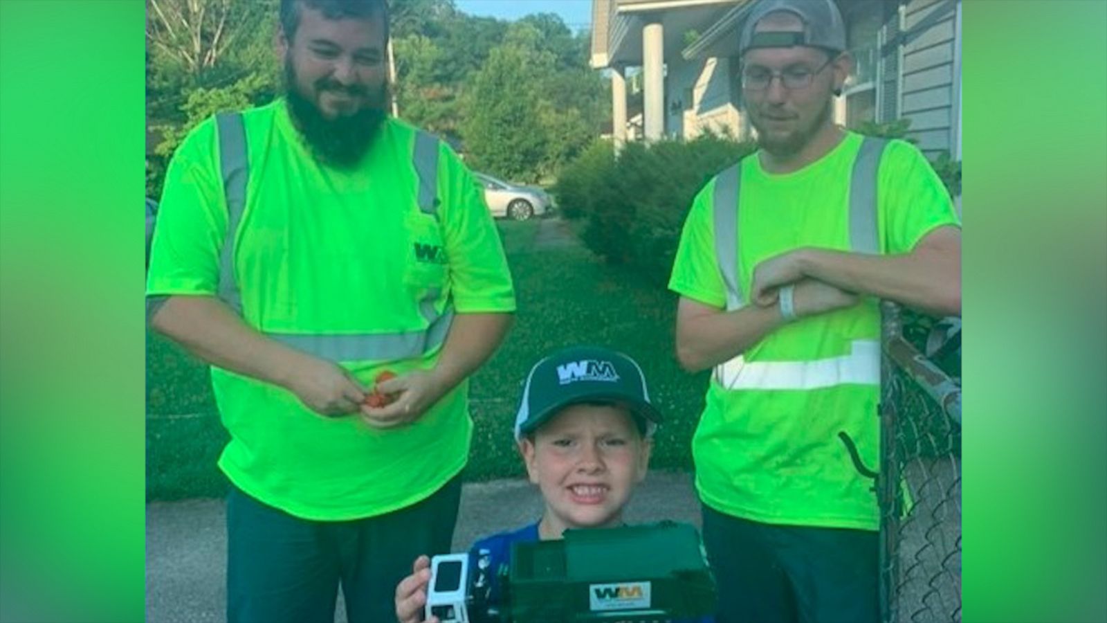 VIDEO: This boy has the sweetest friendship with his neighborhood sanitation workers