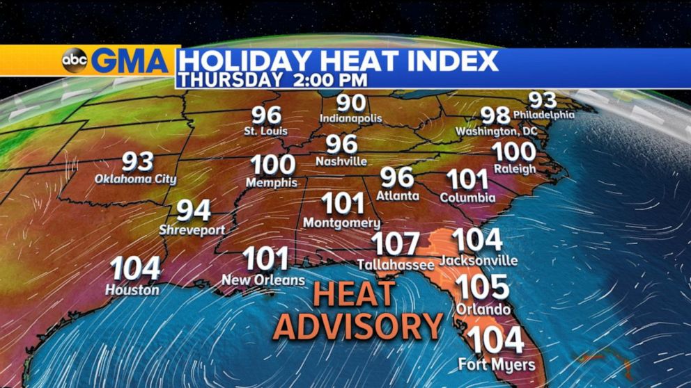 Video Holiday heat wave hits East Coast - ABC News