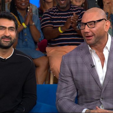 VIDEO: Dave Bautista and Kumail Nanjiani dish on what to expect from 'Stuber'