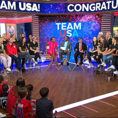 VIDEO: US Women's National Team talks upcoming parade, Olympics 