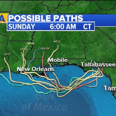 VIDEO: Tropical threat builds in the Gulf of Mexico