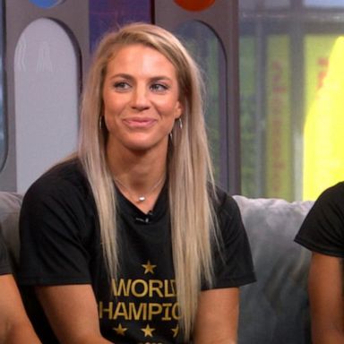 VIDEO: Michael and Keke welcome members of the US women's soccer team