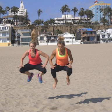 VIDEO: Take your workout to the beach with this fun sand workout