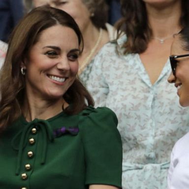 VIDEO: Duchesses Kate and Meghan shine at Wimbledon women's final