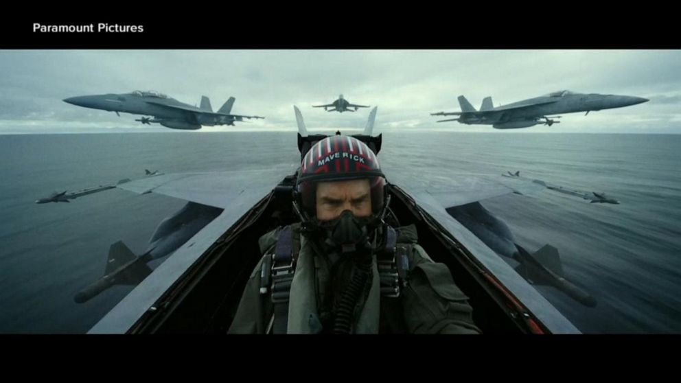 Video Tom Cruise Surprises Fans With Top Gun Maverick Trailer Abc News