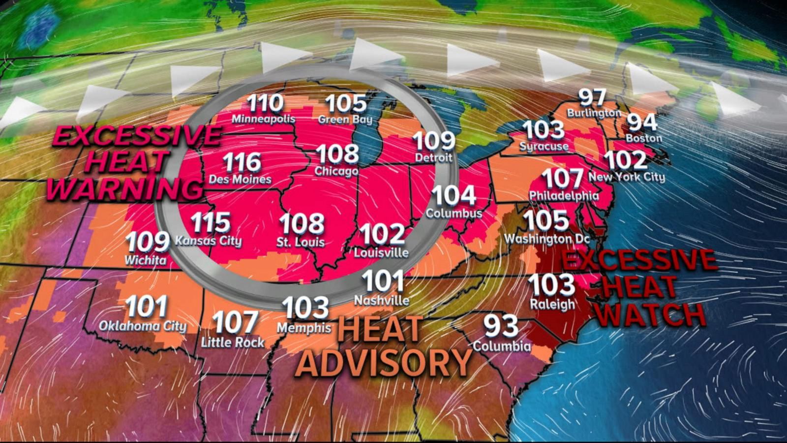 VIDEO: Excessive heat warnings in effect around US