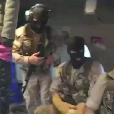 VIDEO: New video purportedly shows masked Iranian commandos rappelling onto the British flagged ship