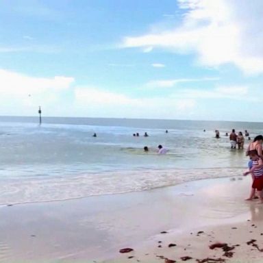 VIDEO: 8 people injured in lightning strike on Florida beach 