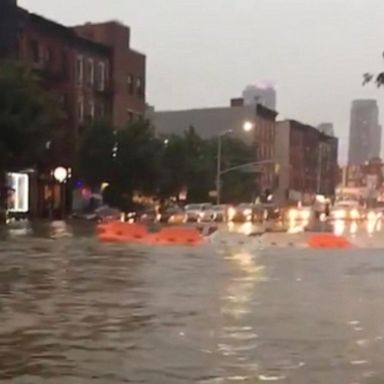 VIDEO: Severe storms cause flash floods throughout Northeast