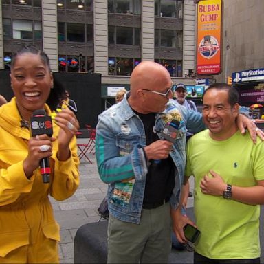 VIDEO: Howie Mandel and Keke's Times Square talent search