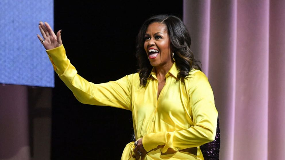 Michelle obama outlet in yellow