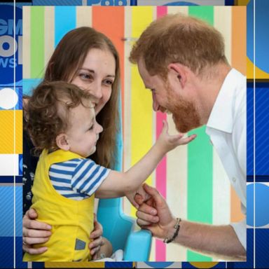 VIDEO: Prince Harry opens new wing at children's hospital his mom visited 30 years ago