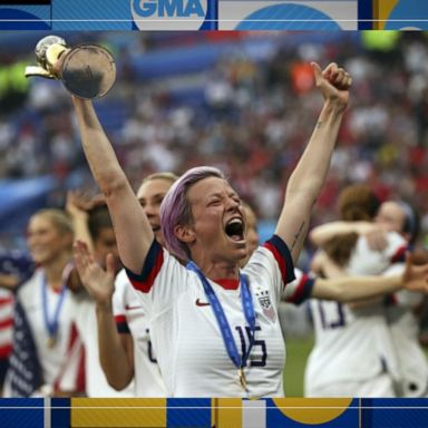 VIDEO: Soccer star Megan Rapinoe writing a book