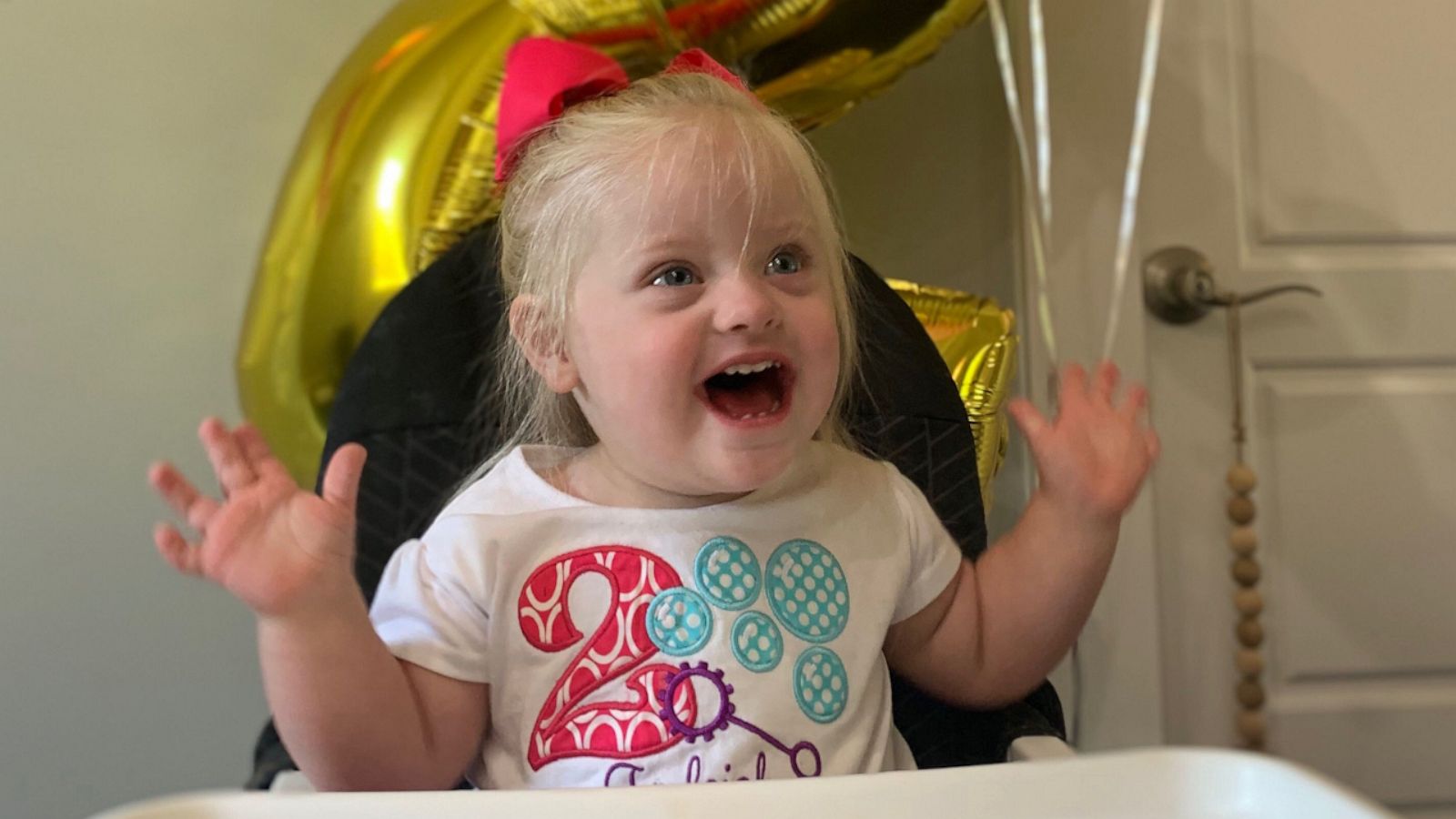 VIDEO: Just try not to smile watching this 2-year-old celebrate her birthday