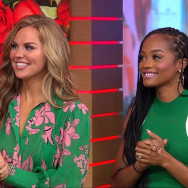 VIDEO: Rachel Lindsay and Hannah Brown face off in Bachelorette blowout game 