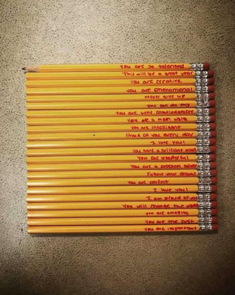 Affirmation Pencils Inspirational Pencils Inspirational - Temu