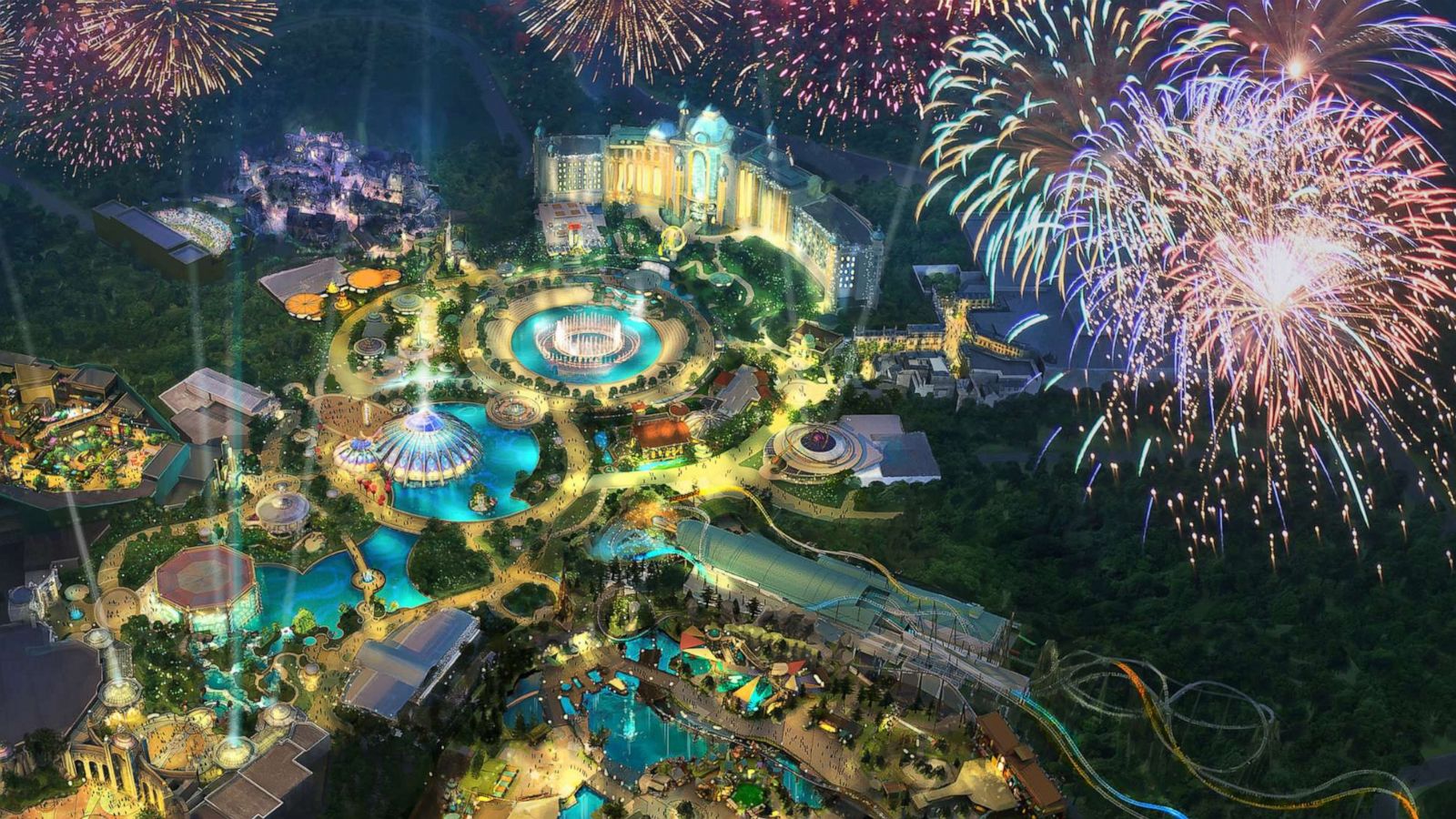 PHOTO: Concept art for Universal's Epic Universe theme park.