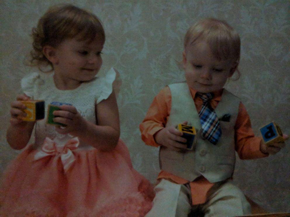 PHOTO: Cash Landers and his older sister, Sierra. 