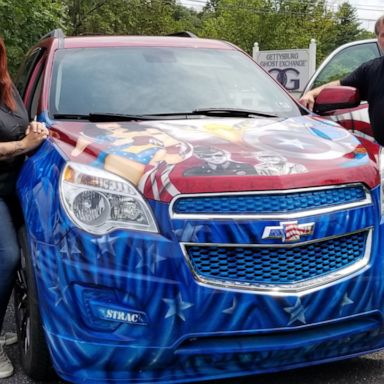 VIDEO: Husband and wife duo buy car to drive vets and children to doctor free of charge 